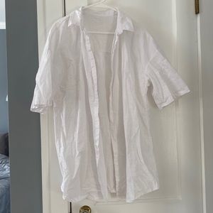 Button-up shirt dress